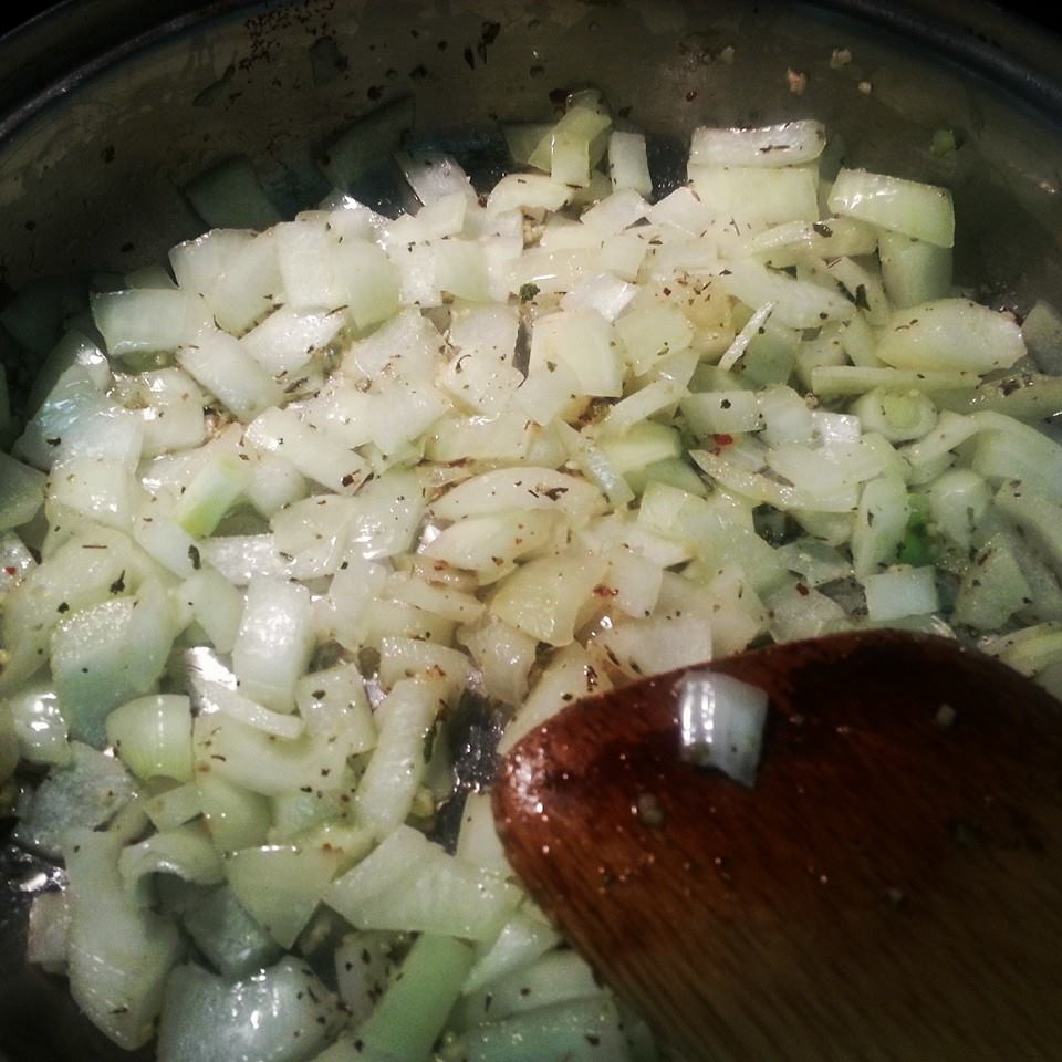 SausageMarinaraHerbedOnions