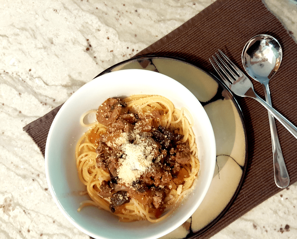 GramsMeatMushroomSpaghetti